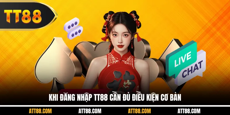 Khi đăng nhập TT88 cần đủ điều kiện cơ bản